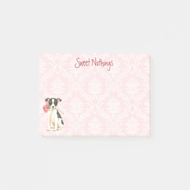 Bloco De Notas Namorados Toy Fox Terrier (Frente)