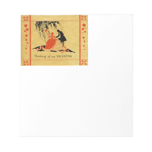 Bloco De Notas Namorados Vintage (Frente)