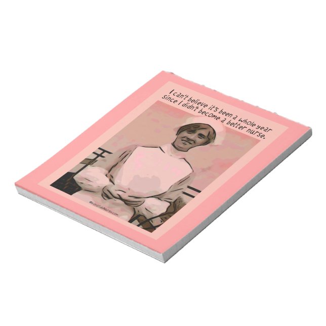 Bloco De Notas Não acredito que não me tornei uma enfermeira melh (Invertido)