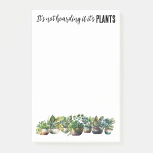 Bloco De Notas Não é açambarcamento se são plantas