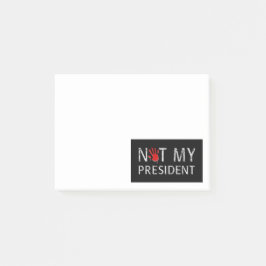 Bloco De Notas Não é meu presidente