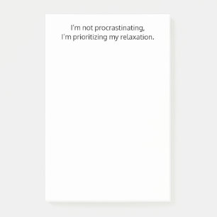 Bloco De Notas Não estou procrastinando, Engraçado, Divertido, Pe