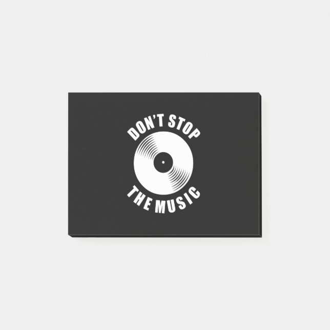 Bloco De Notas Não Interrompa A Música (Frente)