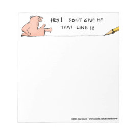 Bloco De Notas Não me dê esse bloco de anotações