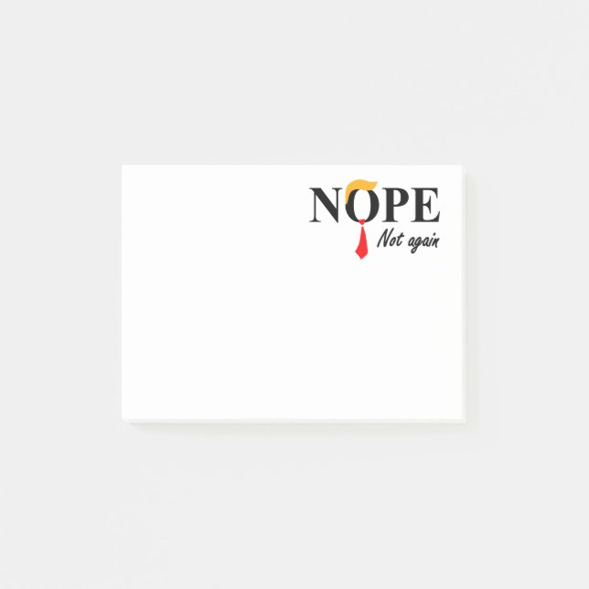 Bloco De Notas Não. Não De Novo. (Frente)