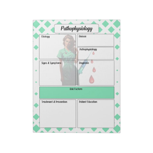 Bloco De Notas Não se ajuste à temperatura da patofisiologia (Invertido)