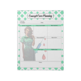 Bloco De Notas Não se autofortaleça. Planejamento do Concept Care