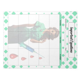 Bloco De Notas Não se engane em equações importantes