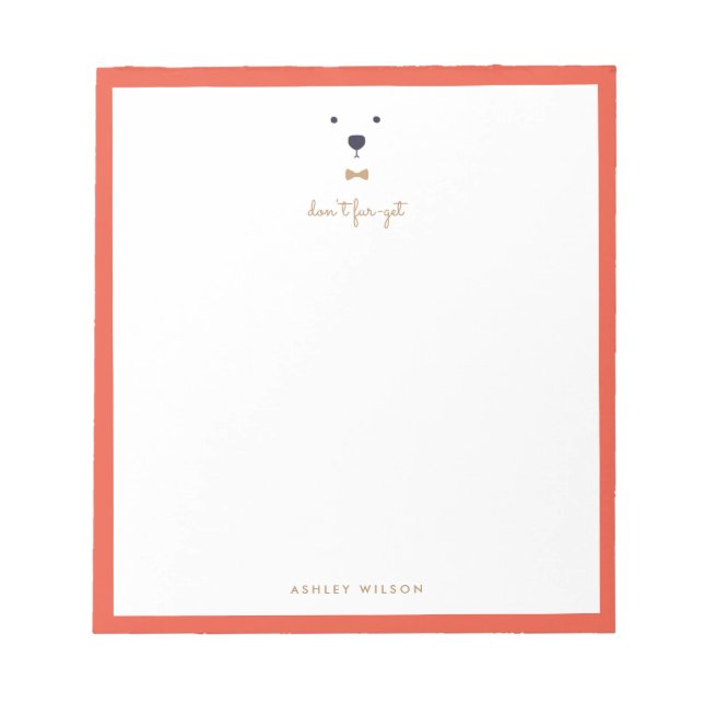 Bloco De Notas Não se esqueça (Frente)