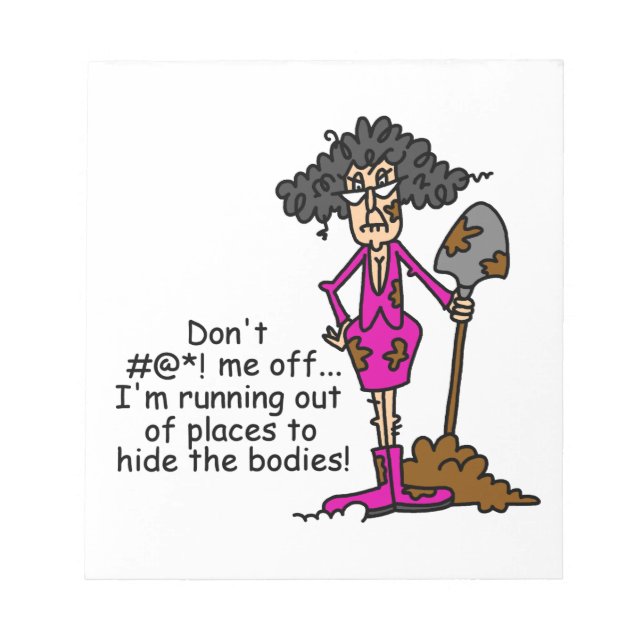 Bloco De Notas Não se meta comigo (Frente)