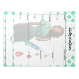 Bloco De Notas Não se meta uma semana