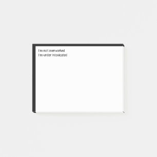 Bloco De Notas Não trabalhei demais, estou intoxicado