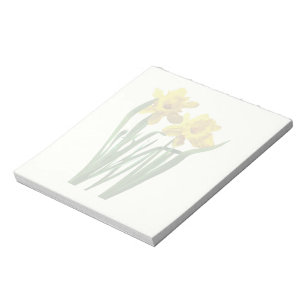 Bloco De Notas Narcisos em Atenção