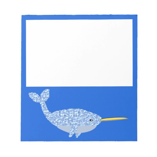 Bloco De Notas Narral-bebê azul-bonito (Frente)