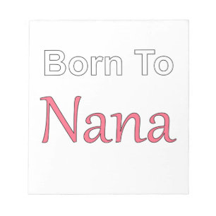 Bloco De Notas Nascer a Nana
