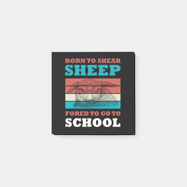 Bloco De Notas Nascer De Ouvir Ovelhas Forçadas A Ir Para A Cabra (Frente)