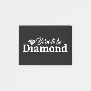 Bloco De Notas Nascer De Ser Diamante
