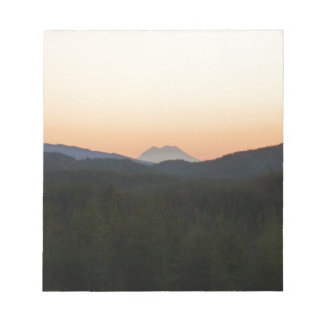 Bloco De Notas Nascer do sol do Monte Rainier