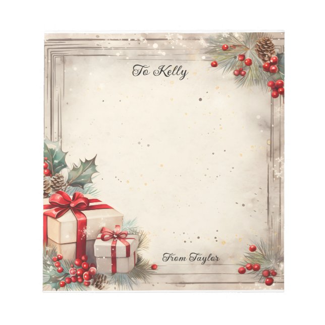 Bloco De Notas Natal (Frente)