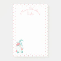 Natal Alegre Nome Personalizado Gnome Pastel Fofo