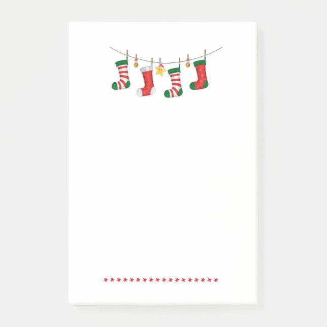 Bloco De Notas Natal de design de 2020 (Frente)