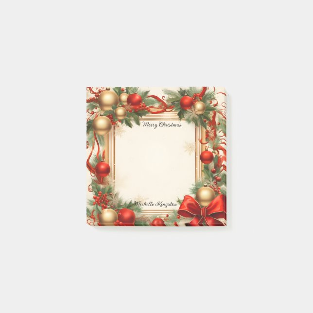 Bloco De Notas Natal e Férias (Frente)