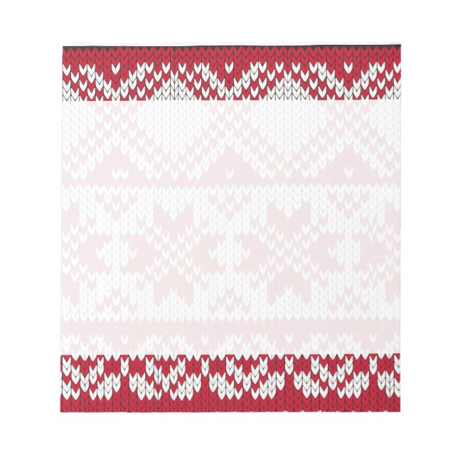 Bloco De Notas Natal Knit (Frente)