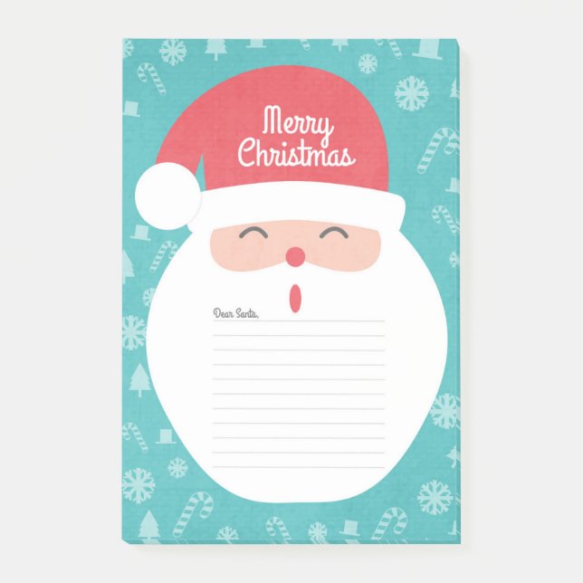 Bloco De Notas Natal Papai Noel (Frente)