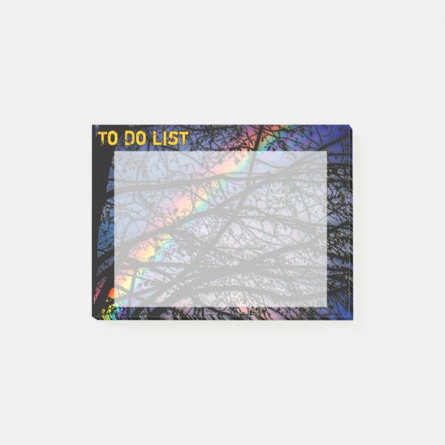 Bloco De Notas Natureza abstrata (Frente)