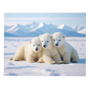 Bloco De Notas Natureza Animal do urso polar Afetação da fauna se
