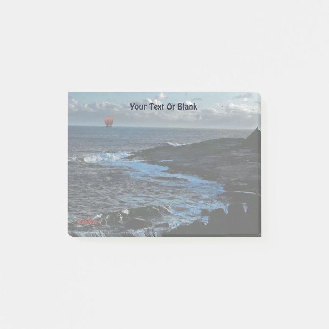 Bloco De Notas Nau Viking de Wick Bay (Frente)