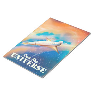 Bloco De Notas Nave espacial Tour o Universo