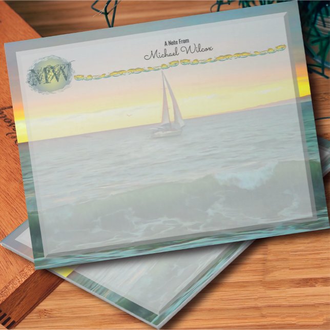 Bloco De Notas Navio à vela na Baía Bandera 0884 (Criador carregado)