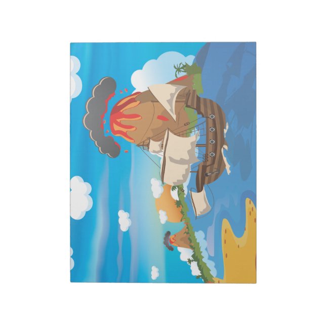 Bloco De Notas Navio pirata (Invertido)