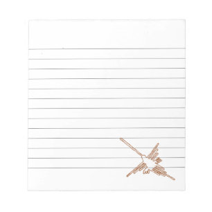 Bloco De Notas Nazca Lines Hummingbird Sketch Links