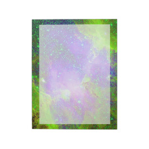Bloco De Notas Nebulosa da Galáxia Imaginária imagem espacial,