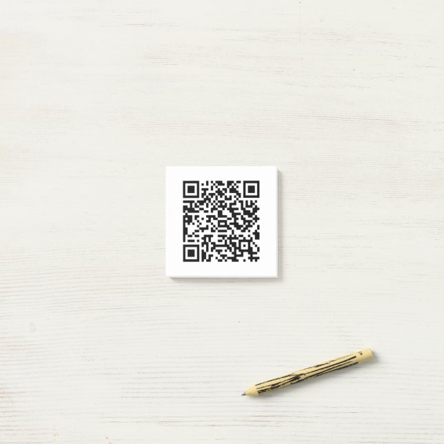 Bloco De Notas Negócio de código QR personalizado (Na mesa)