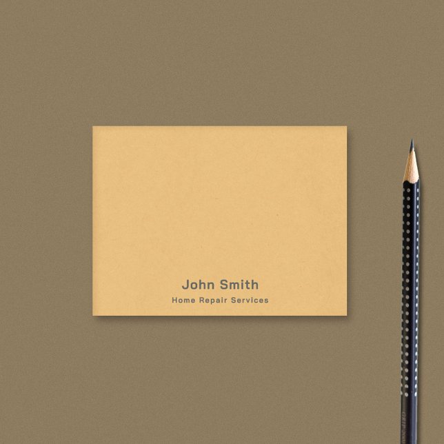 Bloco De Notas Negócios Yellow Kraft (Business Yellow Kraft Post-it Notes)