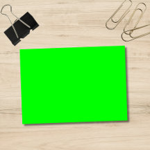 Neon Electric Green Solid Color | Notas clássicas