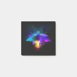 Bloco De Notas Neon Firefly a preto