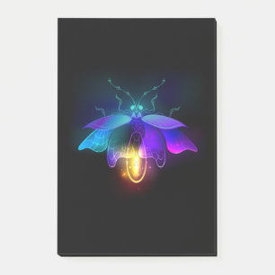 Bloco De Notas Neon Firefly a preto