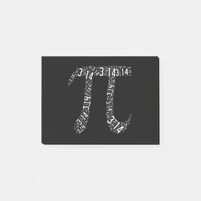 Bloco De Notas Nerd Pi Math (Frente)