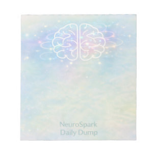 Bloco De Notas Neurodiversidade NeuroSpark Lixo Diário Design Pas