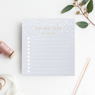 Bloco De Notas Névoa Lista de Tarefas Pendentes Personalizadas