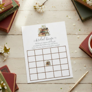 Bloco De Notas New Chapter Bridal Shower Bingo