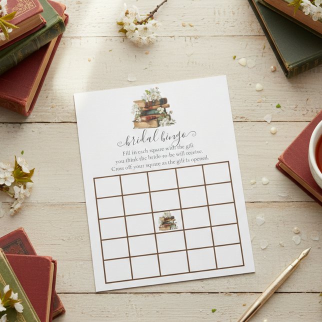 Bloco De Notas New Chapter Bridal Shower Bingo (Criador carregado)