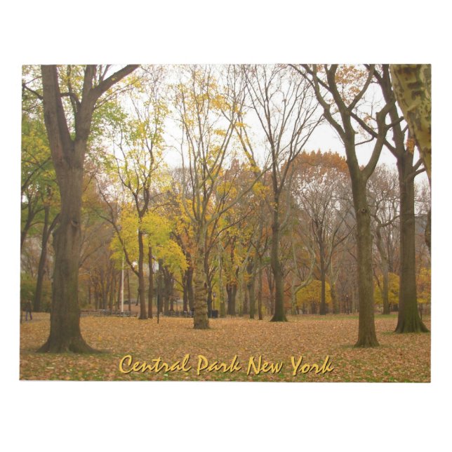 Bloco De Notas New York Souvenir Notepad Central Park NYC Gift (Frente)