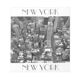 Bloco De Notas New York Souvenir Notepad Empire State View Gift