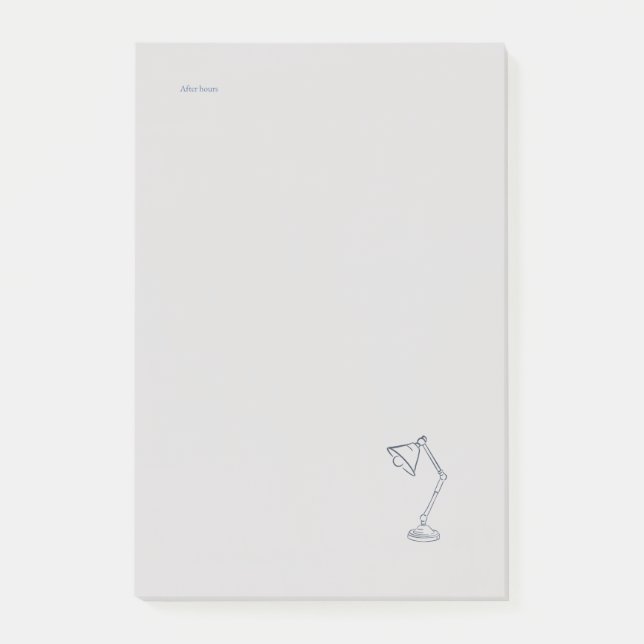 Bloco De Notas Night Lamp-Cartographer-Post-It Notes (Frente)