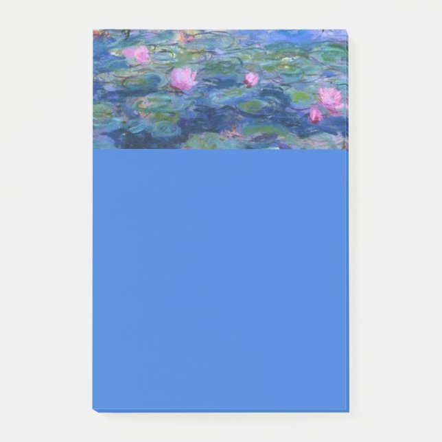 Bloco De Notas Ninfas de água de Monet (Frente)